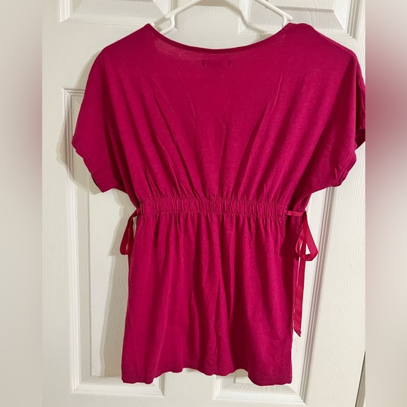Retro American Eagle Outfitters Pink V Neck - Picture 3 of 9